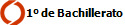 1º de Bachillerato